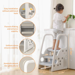 Gupamiga toddler step stool assembly easy with tool-free setup.