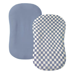 guruixu muslin baby lounger cover 2-pack layout for easy swaps and tidy nursery styling