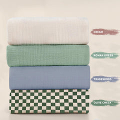 guruixu muslin cover machine-washable Tradewinds Cream quick-clean convenience
