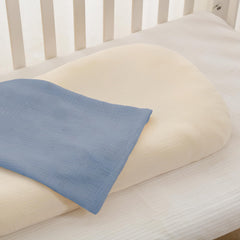 guruixu muslin cover two-pack Tradewinds Cream easy rotation for clean nursery setup