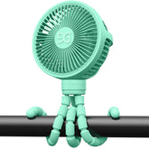 GUSGU stroller fan clip-green shows a baby-safe clip-on cooling solution