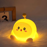 GWALSNTH LED Egg Tapping Lamp front view for cozy nursery lighting at bedtime.
