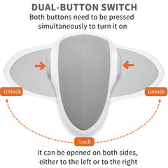 GXXFXT oven lock dual-button unlock ensures easy adult access while preventing toddler openings.