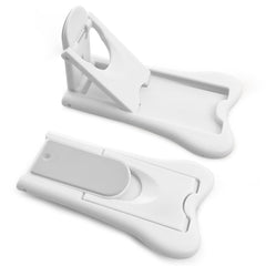 GXXFXT sliding door lock close-up shows easy adhesion for quick child safety setup.