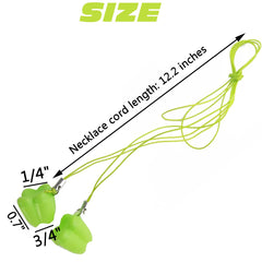GXXMEI tooth saver necklace closeup material highlights durable non-toxic plastic.