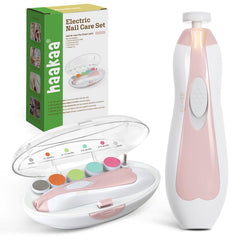 haakaa baby nail trimmer front view demonstrates compact ergonomic design for precise trimming.