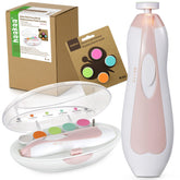 haakaa baby nail trimmer pressure safety system in use for gentle newborn care.