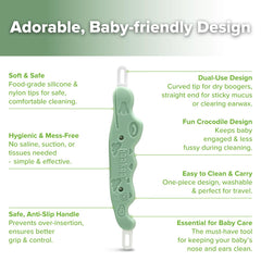 haakaa baby nose cleaner short scoop end helps remove dried boogers safely