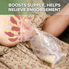 Haakaa bra-mounted milk catcher for on-the-go milk capture