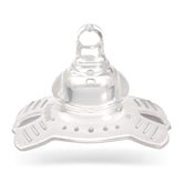 haakaa Butterfly base nipple shield extends the shield head for latch support.