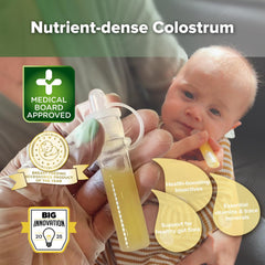 Haakaa Colostrum Collector Kit measurement marks help track intake.