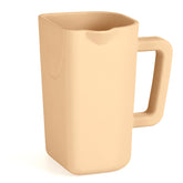 haakaa Gentle Pour Bath Rinse Cup with coral handle for mess-free bath time.
