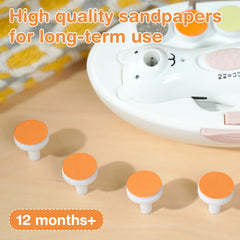 haakaa nail-trimmer pad slot-in design shown for easy replacement
