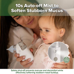 Haakaa nasal aspirator 65kPa setting enables effective clearance of stubborn congestion