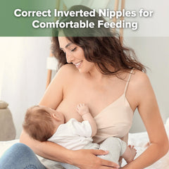 haakaa nipple corrector soft-flange detail protects sensitive skin during use