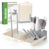 haakaa Travel Bottle Brush Set bottle-brush cleans narrow bottle necks for hygienic feeding gear.