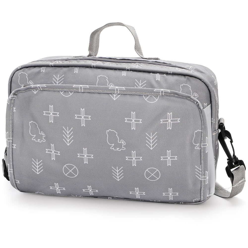 Hacaroa small diaper bag with wipes pocket keeps essentials easily accessible on the go.