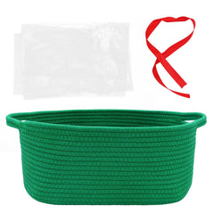 HADEEONG woven basket gift bags ribbons for stylish gift presentation.