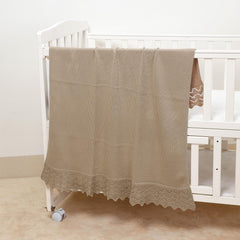 Hadetoto baby blanket stroller cover in use shows portable warmth during outings.