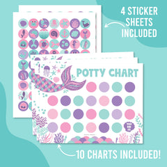 Hadley Designs mermaid sticker sheet mermaid-2 offers cheerful incentives for daily routines.
