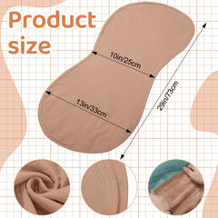 Hahafelt changing pad liner's waterproof compartment helps contain moisture during travel.