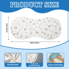 Hahafelt organic cotton material offers soft, gentle comfort for baby skin
