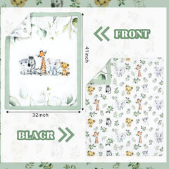 Hahafelt crib skirt 28x52 with 14-inch drop for neat nursery