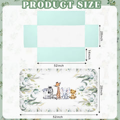 Hahafelt watercolor safari pattern adds playful nursery decor