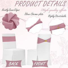 Hahafelt stretchable 6x14 inch chair sashes fitting most chairs
