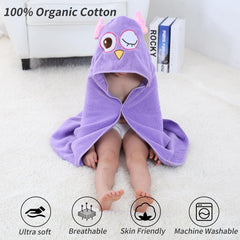 HAHASHOW baby towel demonstrating wrap or swaddle versatility