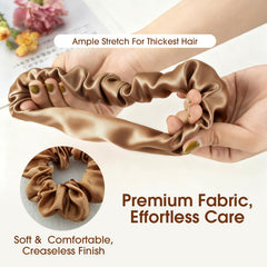 Hair Ties soft scrunchies color variety: gentle hold for thick, thin, or curly hair.