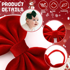 HairChrysm velvet baby bow black versatile everyday wear