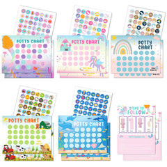 HAJOROM potty chart unicorn poster motivates toddlers during potty training