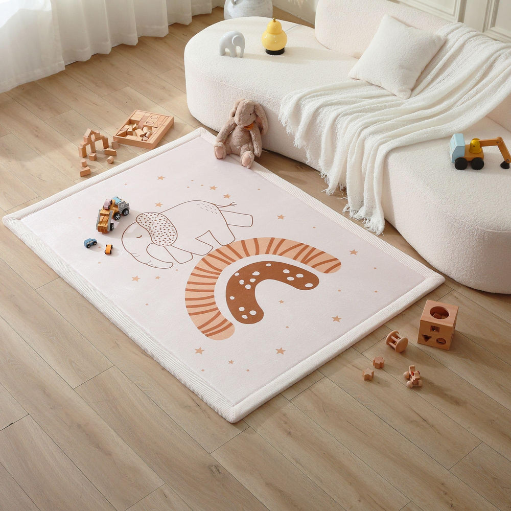 Hakuna Matte coral velvet top closeup; plush softness for cozy baby play.
