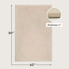 Hakuna Matte memory foam closeup shows cushioned support for crawls.