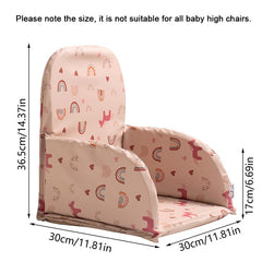 HALAA VAUVA baby high chair cover laid flat doubles as floor cushion for play.