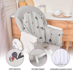 HALAA VAUVA cushion with inflatable inner lining showing adjustable firmness for comfort