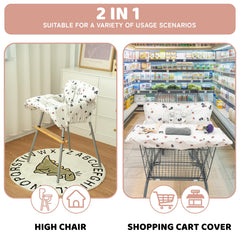 HALAA VAUVA shopping cart cover 360-degree protection against dirty surfaces