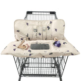 HALAA VAUVA shopping cart cover grape folded for travel-friendly storage
