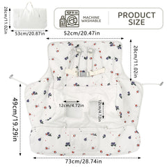 HALAA VAUVA shopping cart cover harness lid protection for secure baby seating