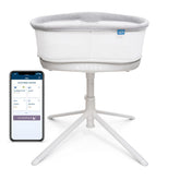 HALO BassiNest 360 swivel base for close nighttime bonding and feeding.