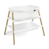 Halo BassiNest Essential Sleeper with mesh-sides for breathable airflow and visibility.