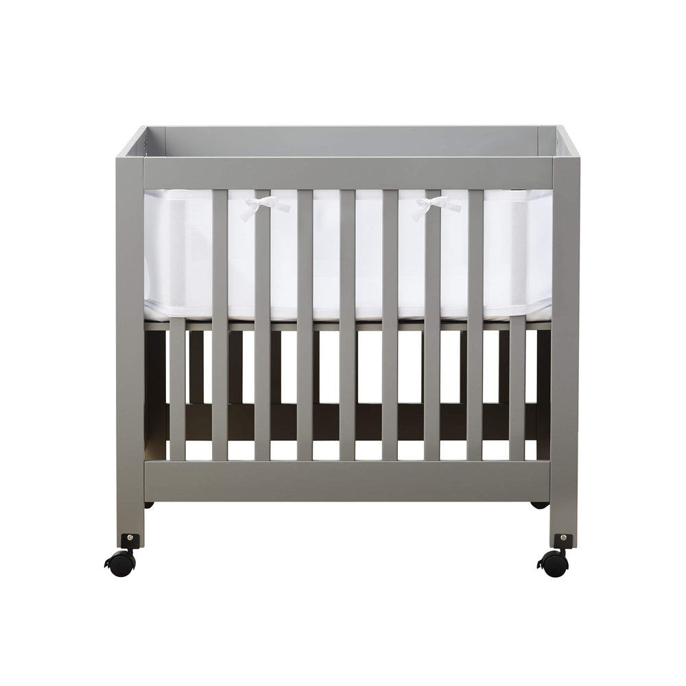 HALO BreathableBaby mini crib liner in 3mm mesh for better airflow.