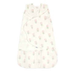 HALO Micro-Fleece Sleepsack Swaddle front closure keeps baby snug for safer sleep