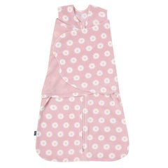 HALO micro-fleece sleepsack swaddle side view promotes secure, cozy newborn sleep.