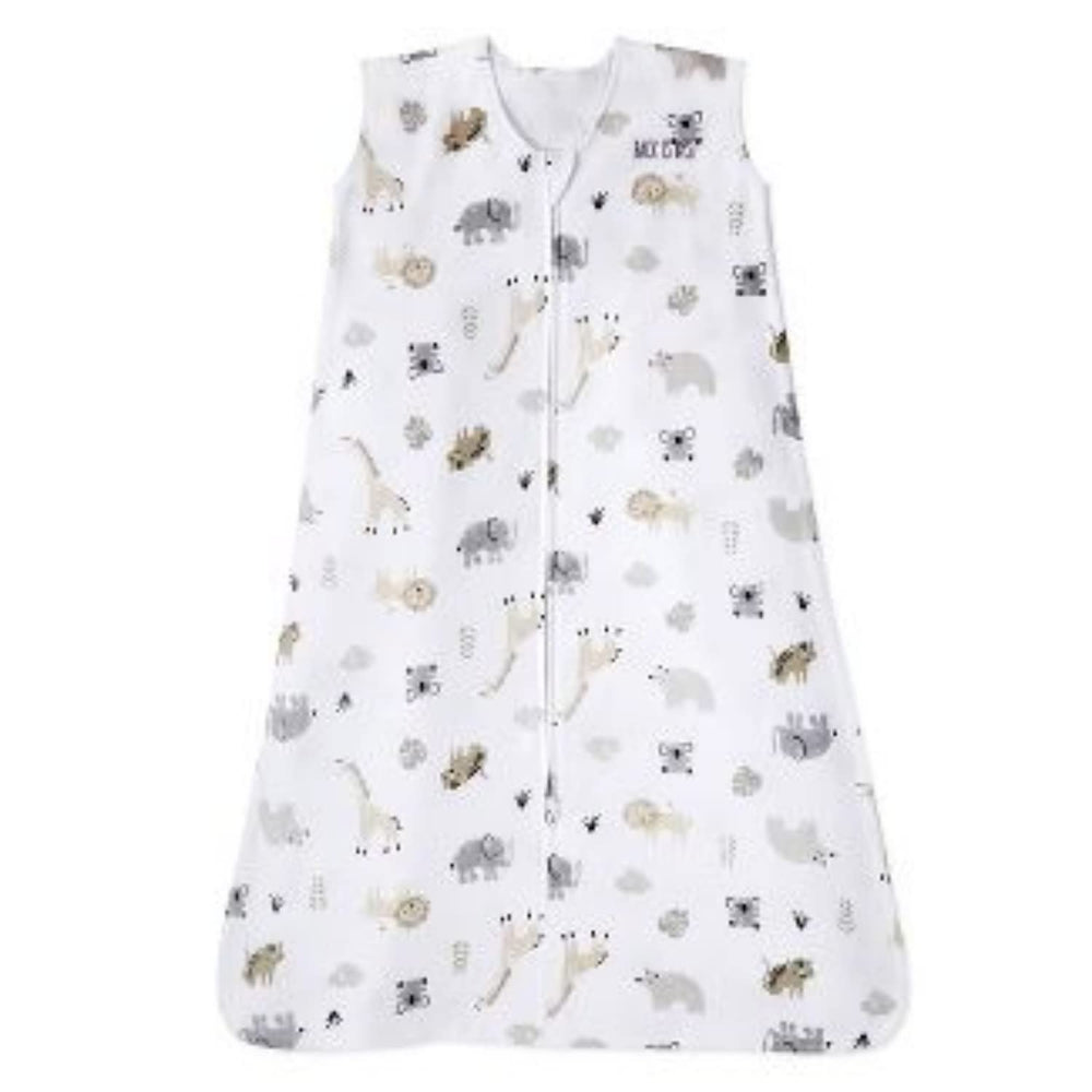 HALO SleepSack Animal Paint front view shows safe sleep and hip-friendly design.
