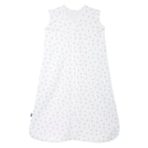 HALO SleepSack blue thyme worn by baby for snug safe sleep