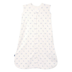 HALO SleepSack floral vintage stripe wearable blanket close-up in cozy fabric