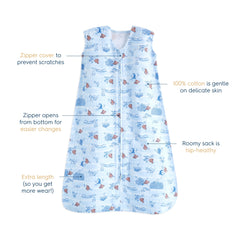 HALO SleepSack Nemo Tie Dye hip-healthy design approved by IHDi