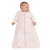 HALO Sleepsack pink plush dots showcases cozy design for safer sleep.